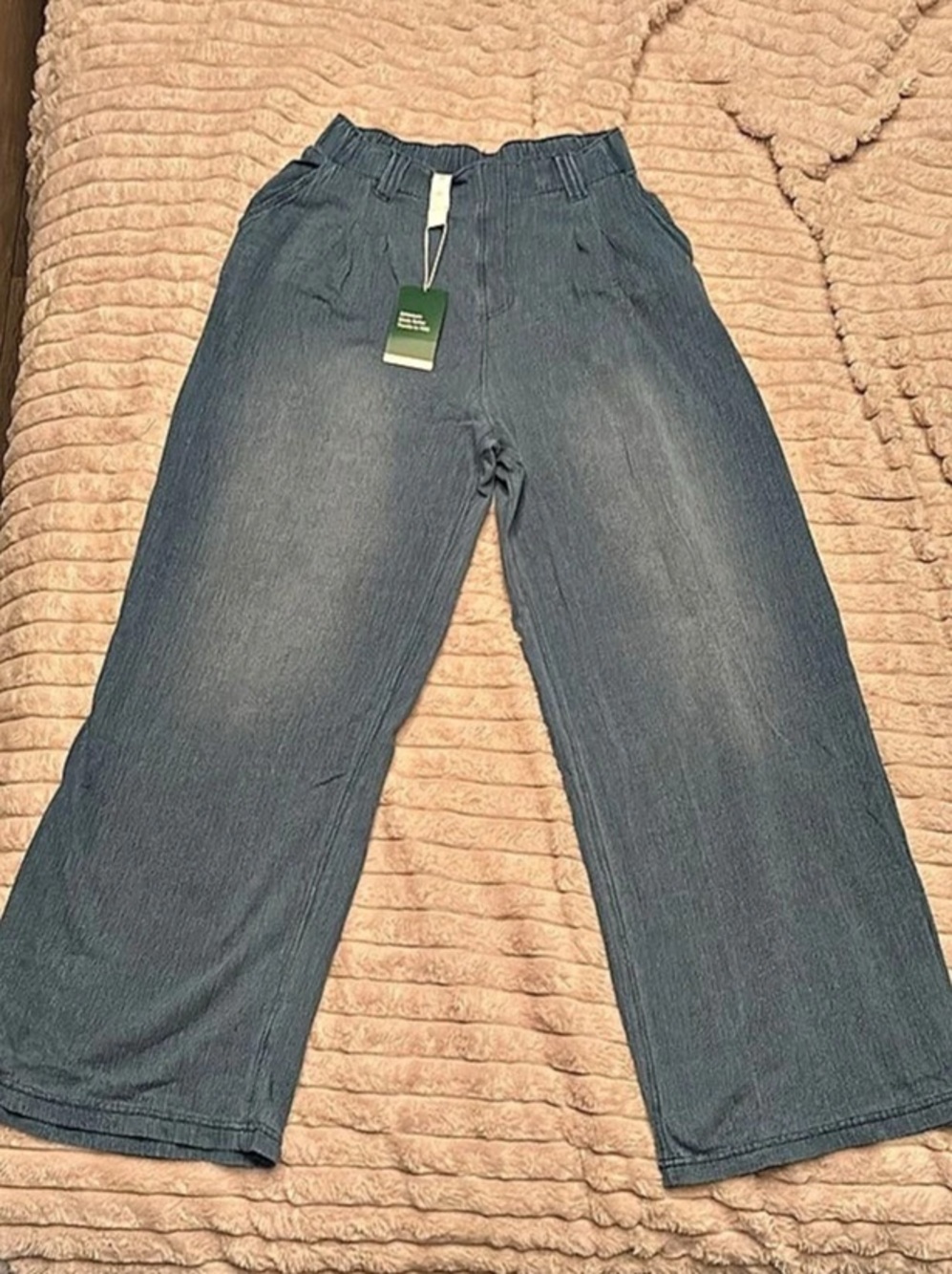 Free People Wide Leg Jeans in Gray Size Small NWT